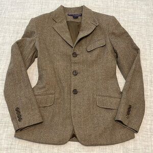 Vintage Ralph Lauren Collection cashmere wool blazer